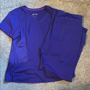 Healing Hands Purple Label Scrub Set